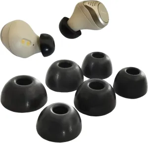 Foam Eartips for Jabra Elite 75t/ 65t/ Active/ 7 Pro/Elite 3 Memory Foam Tips Jabra Elite Active Earbuds Replacement Fit in Charging Case, Black LMS