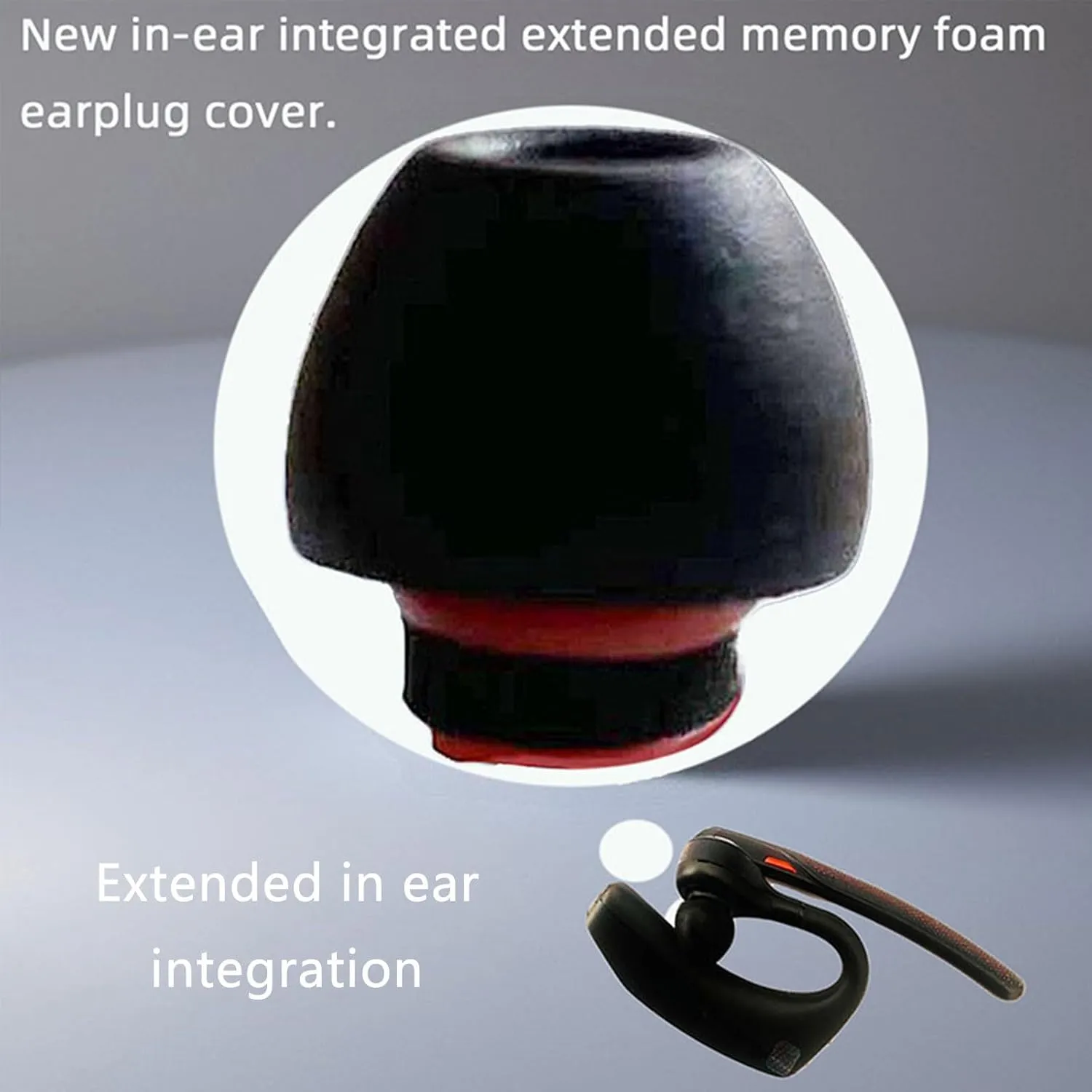 Gel Eartips Memory Sponge for 5200 Earbuds Memory Sponge Soft Ear Tips Earpads Tips