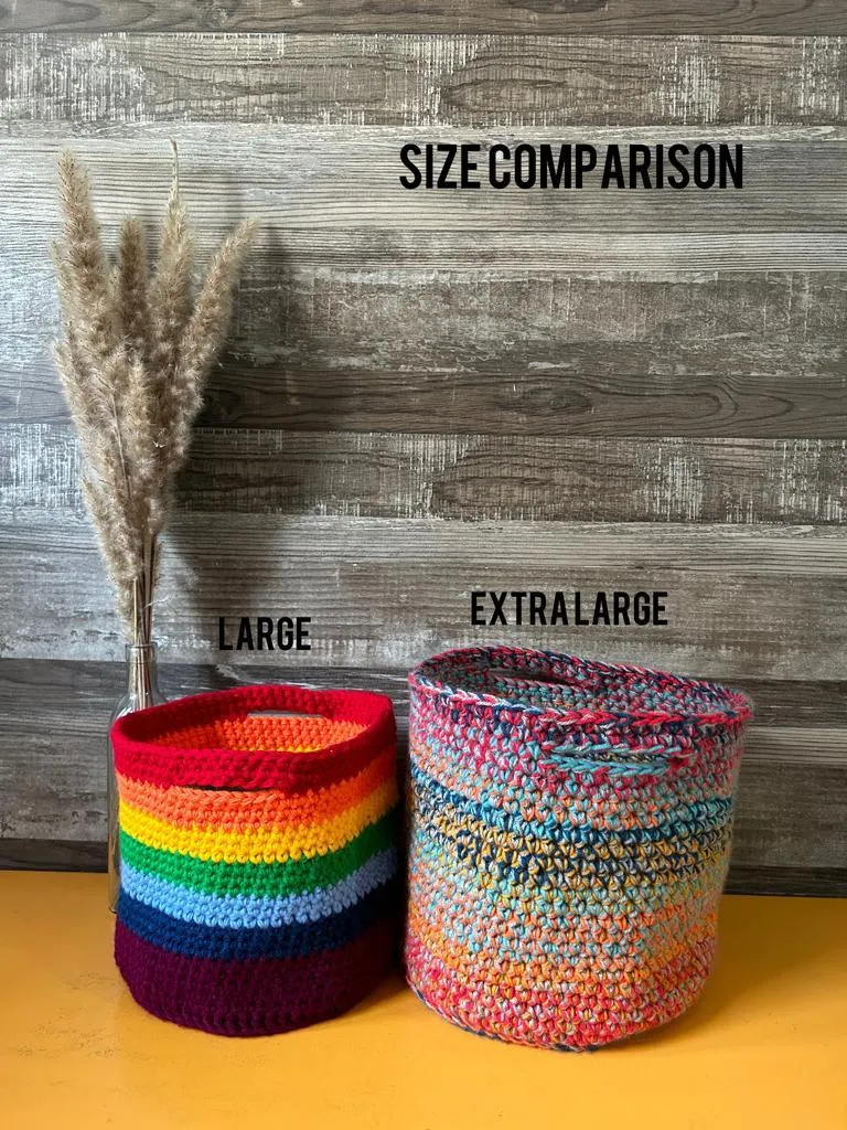 Handmade Crochet Baskets