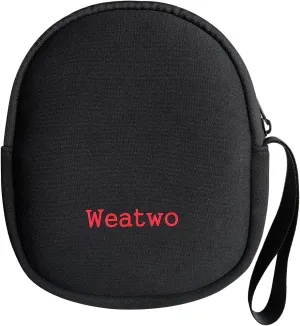 Headphone Storage Bag for Travel Carrying SBR Lightweight Headset Case for Foldable Over Ear Headphones/Neckband Earbuds Compatible with Sony, Skullcandy, Plantronics, Bose, Beats, JBL, Sennheiser