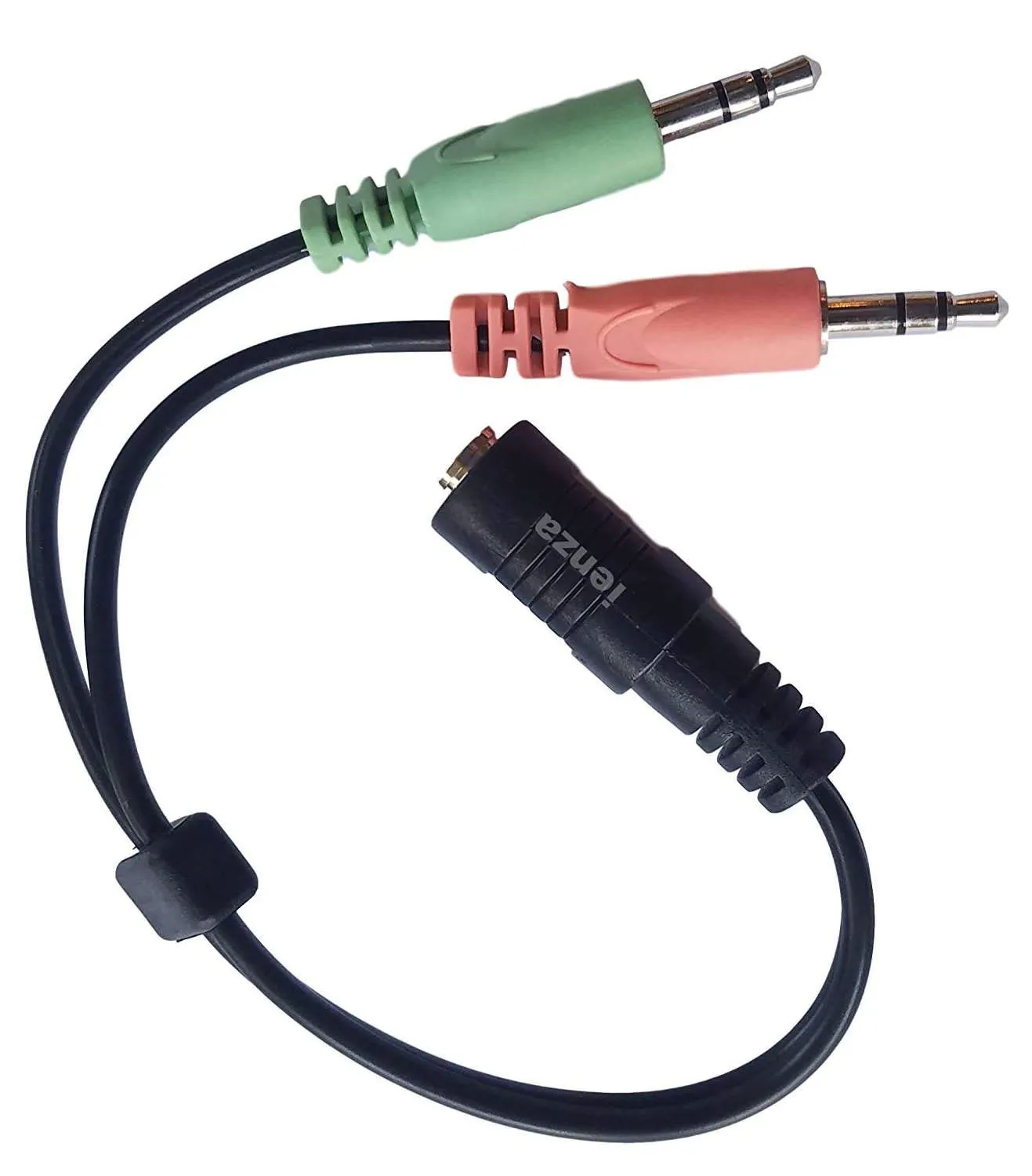 ienza PC Jack Y-Splitter Adapter Cable Cord Wire Compatible with AstroA10 A10 A40, Turtle Beach, HyperX Cloud, SteelSeries and Similar Gaming Headsets with Headphone & Mic