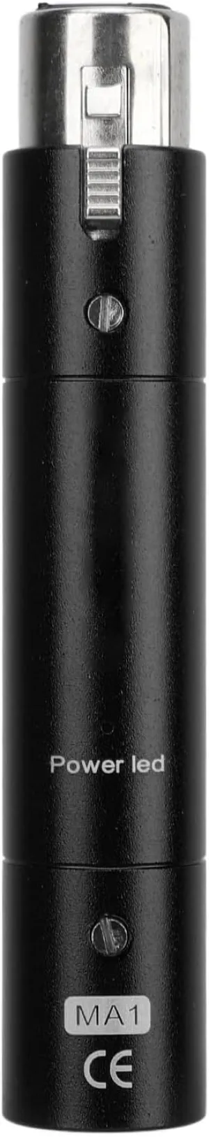 Inline Microphone Preamp, High Gain of 28dB, Mic Booster Preamplifier for Dynamic and Passive Ribbon Microphones (Black)