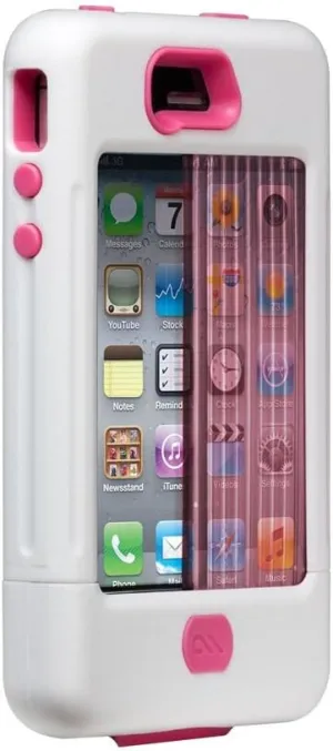 iPhone 4 / 4S Tank Cases - Olo by Case-Mate White/Pink