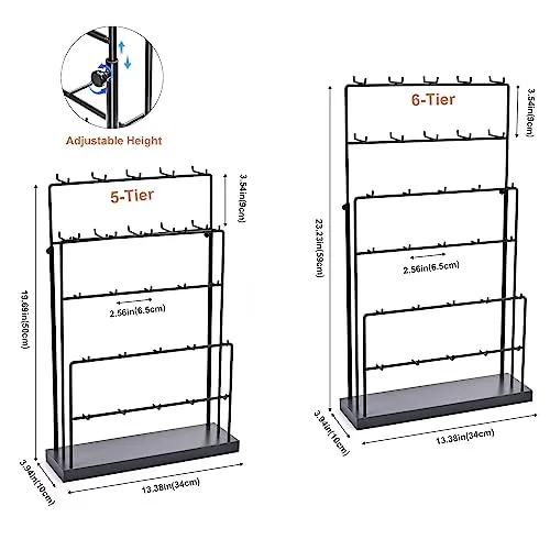 Jewelry Display Stand with 30 Hooks | Lolalet