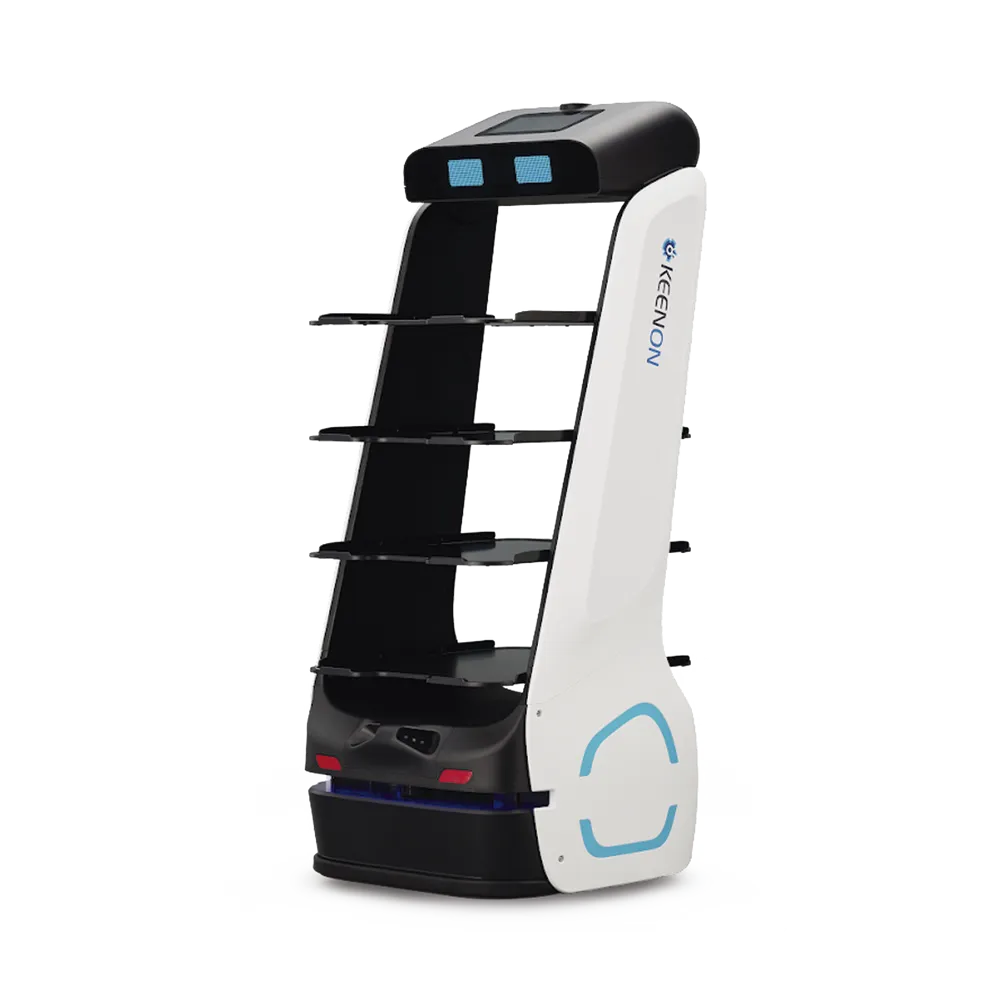 KEENON T5LS Robot Autonomo para Servicio de Meseros Ubicado por SLAM (Laser)