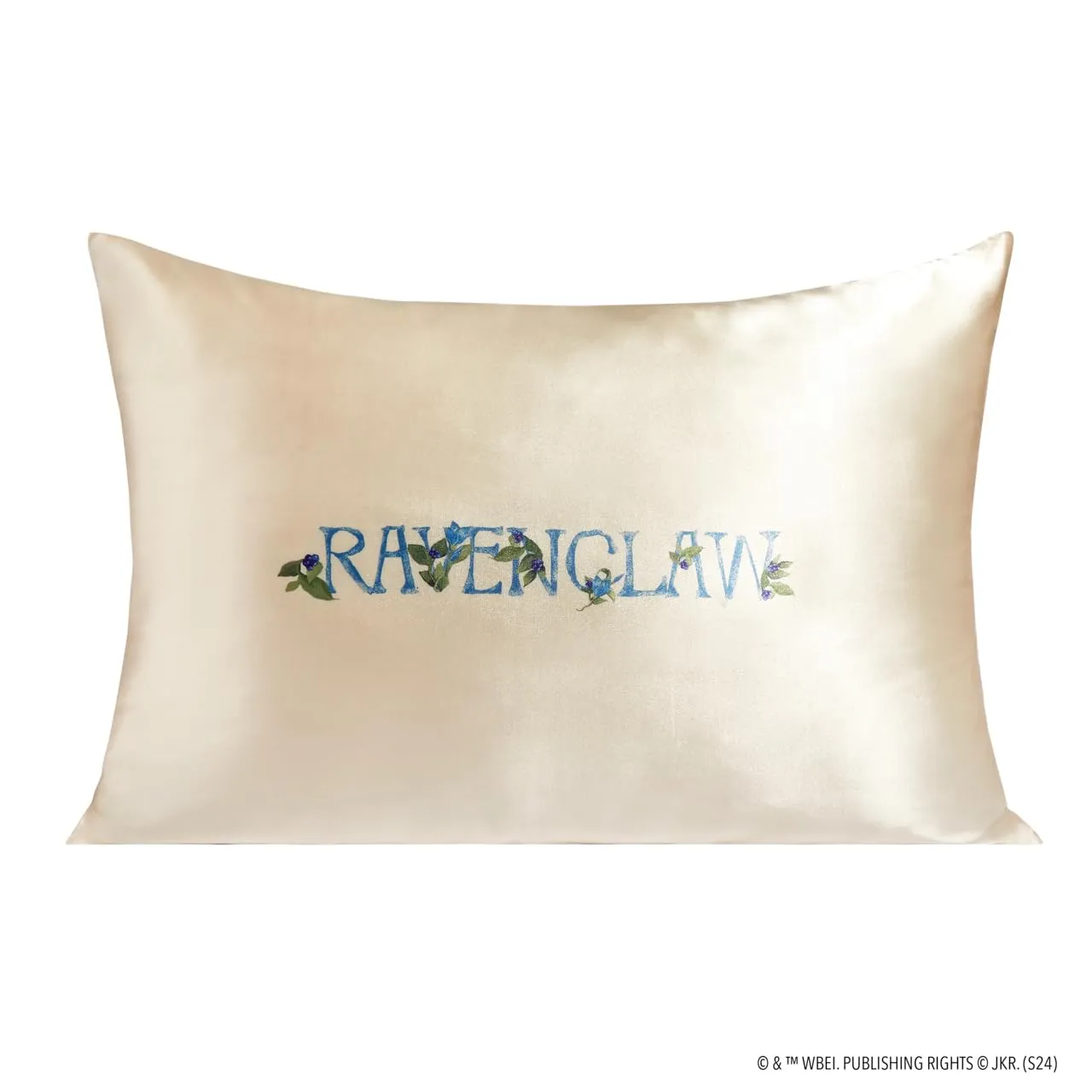 Kitsch Satin Pillowcase with Zipper for Hair & Skin, Softer Than Silk Pillow Cases Queen, Smooth Pillow Covers, Machine Washable, Wrinkle-Free, Cooling Satin Pillow Cases Standard Size 19"x26", Ivory