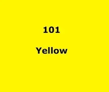 Lee Filters Lighting Gel Sheet 101 Yellow