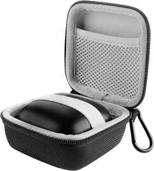 Linkidea Earbuds Case Compatible with Beats Powerbeats Pro, Replacement Hard Shell Travel Carrying Bag with Cable Storage (Black)