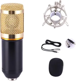 Live Sound Card Microphone Set Condenser Microphone Anchor Computer Condenser Microphone Shout Microphone,Condenser Microphones