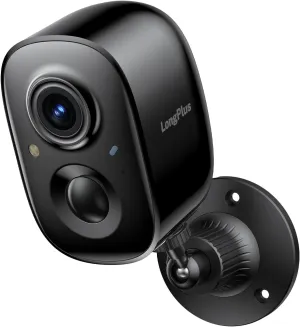 LongPlus Security Cameras Wireless Outdoor Camera Wireless Camera for Home Security, 2K Battery Powered WiFi Cameras with AI Motion Detection, 2-Way Talk, Cloud/SD Storage
