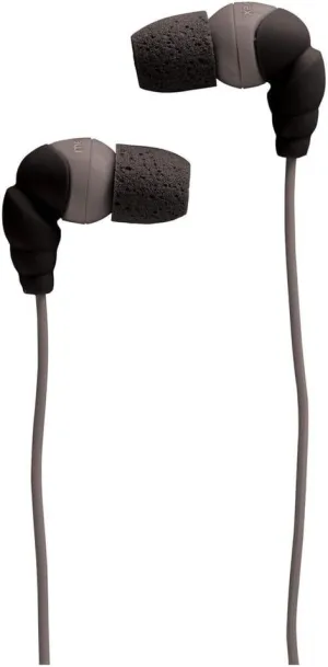 Memorex Stereo Earbuds, Live, EB110, Black, Blister Pack