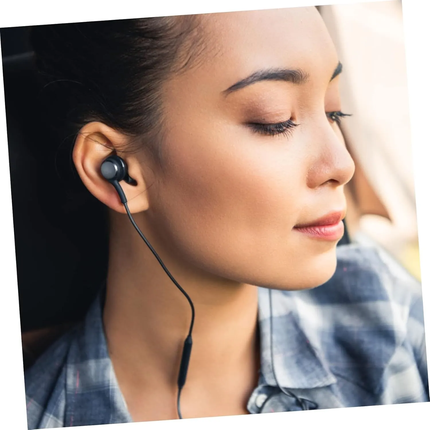 Mipcase 10pcs Ear Buds Replacement Tips Slow Memory Foam Earphone Caps Anti-Slip for Headphones