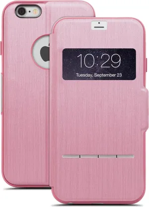 Moshi Sensecover Touch Sensitive Flip Case for iPhone 6/6s - Pink