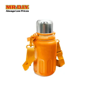 (MR. DIY) Stainless Steel Bottle Tumbler with Handle (800ml) -  ORANGE - Color Series