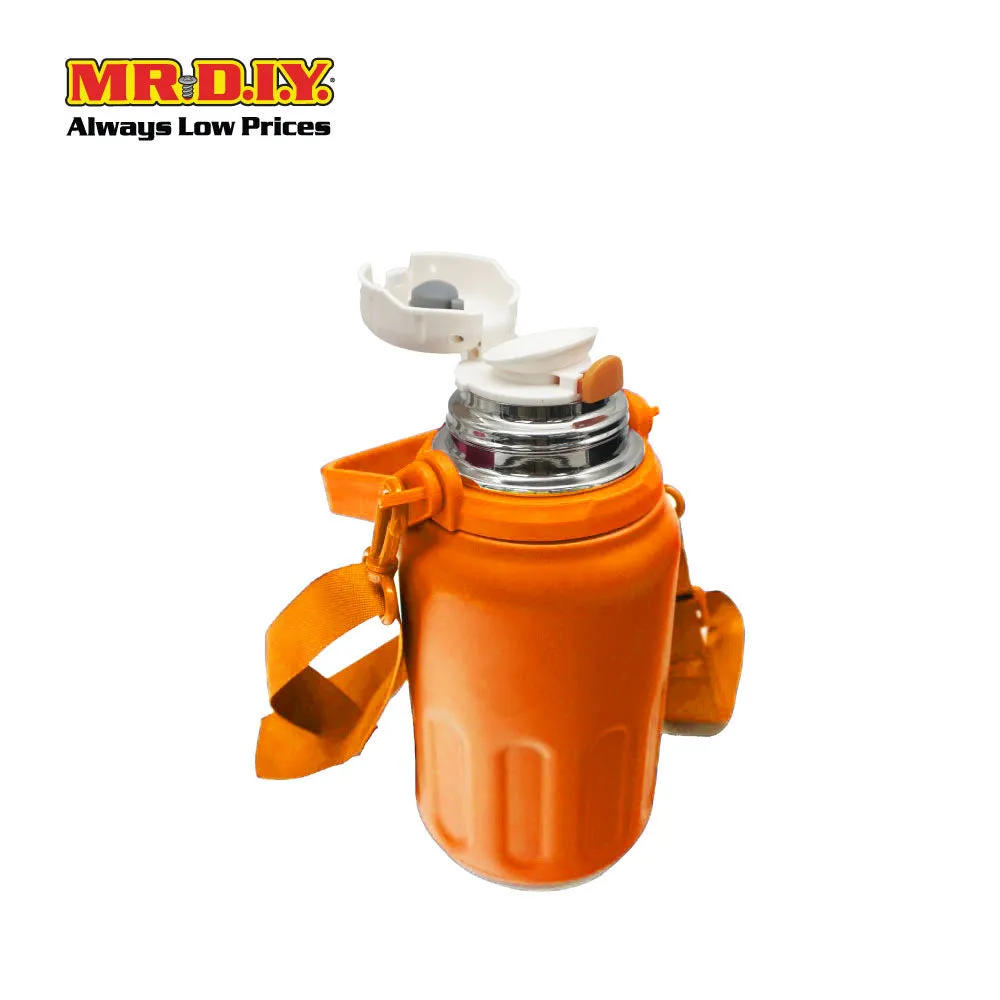 (MR. DIY) Stainless Steel Bottle Tumbler with Handle (800ml) -  ORANGE - Color Series
