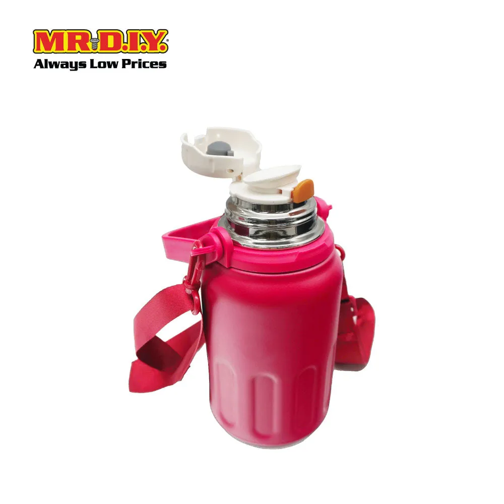 (MR. DIY) Stainless Steel Bottle Tumbler with Handle (800ml) -  RED - Color Series