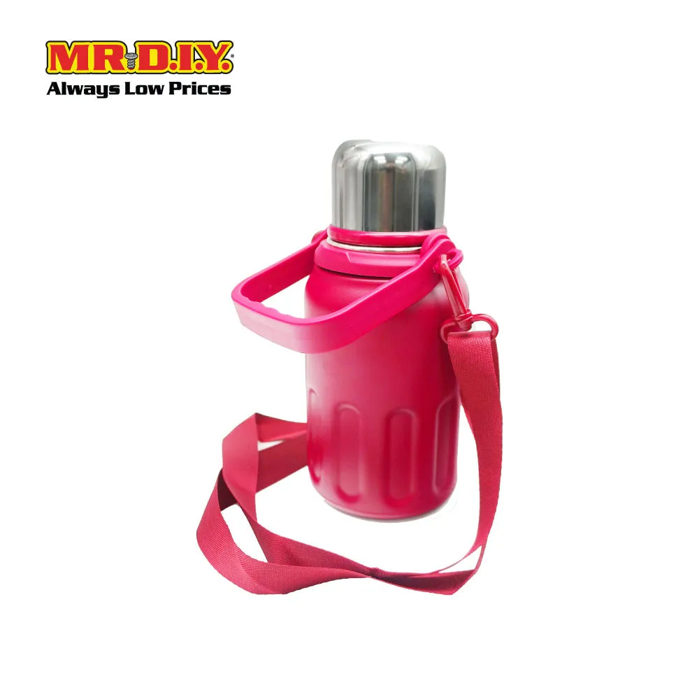 (MR. DIY) Stainless Steel Bottle Tumbler with Handle (800ml) -  RED - Color Series