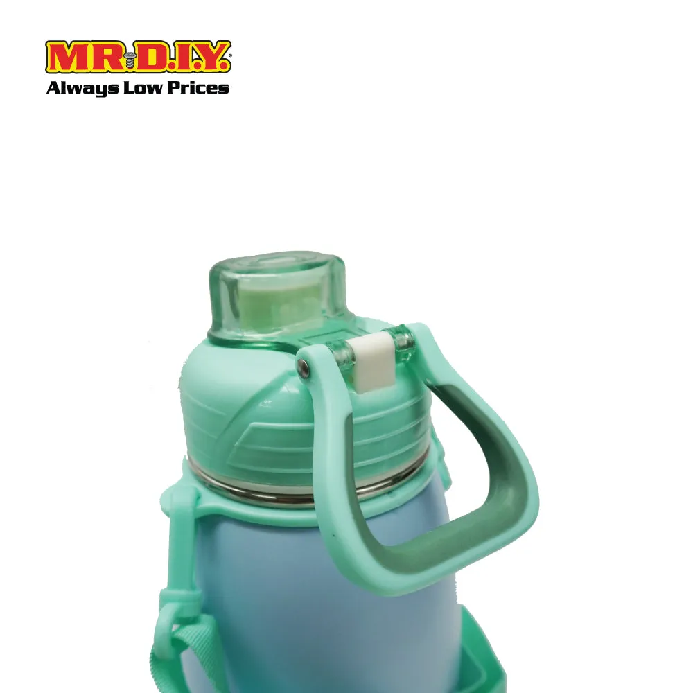 (MR. DIY) Stainless Steel Bottle Tumbler with Straw (600ml) -  LIGHT BLUE - Color Series