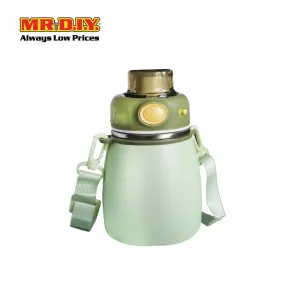 (MR. DIY) Stainless Steel Bottle Tumbler with Straw (600ml) -  LIGHT GREEN - Color Series