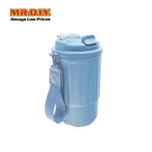 (MR. DIY) Stainless Steel Mug Thermos Flask with Strap (400ml) -  LIGHT BLUE - Color Series