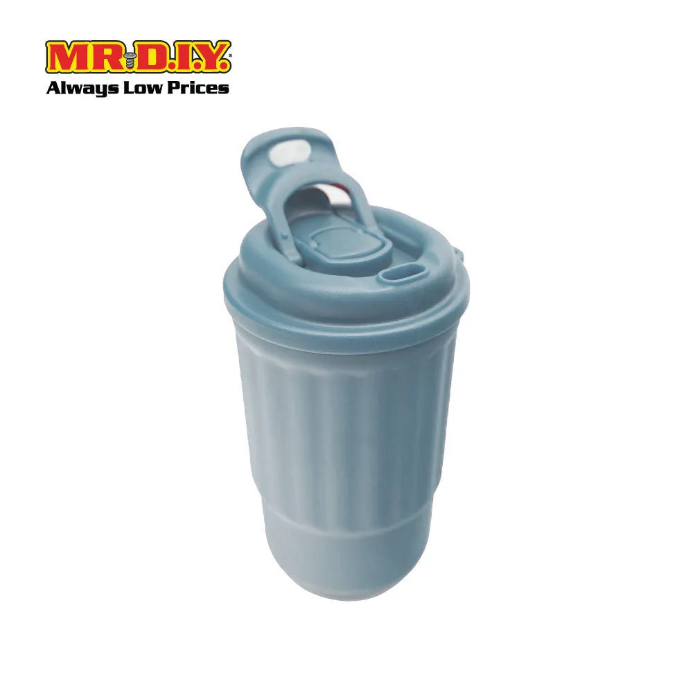 (MR. DIY) Stainless Steel Mug Thermos Flask with Strap (400ml) -  LIGHT BLUE - Color Series
