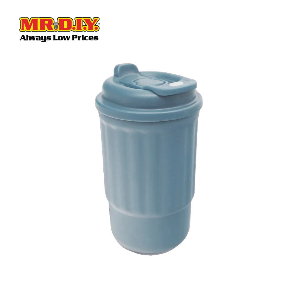 (MR. DIY) Stainless Steel Mug Thermos Flask with Strap (400ml) -  LIGHT BLUE - Color Series