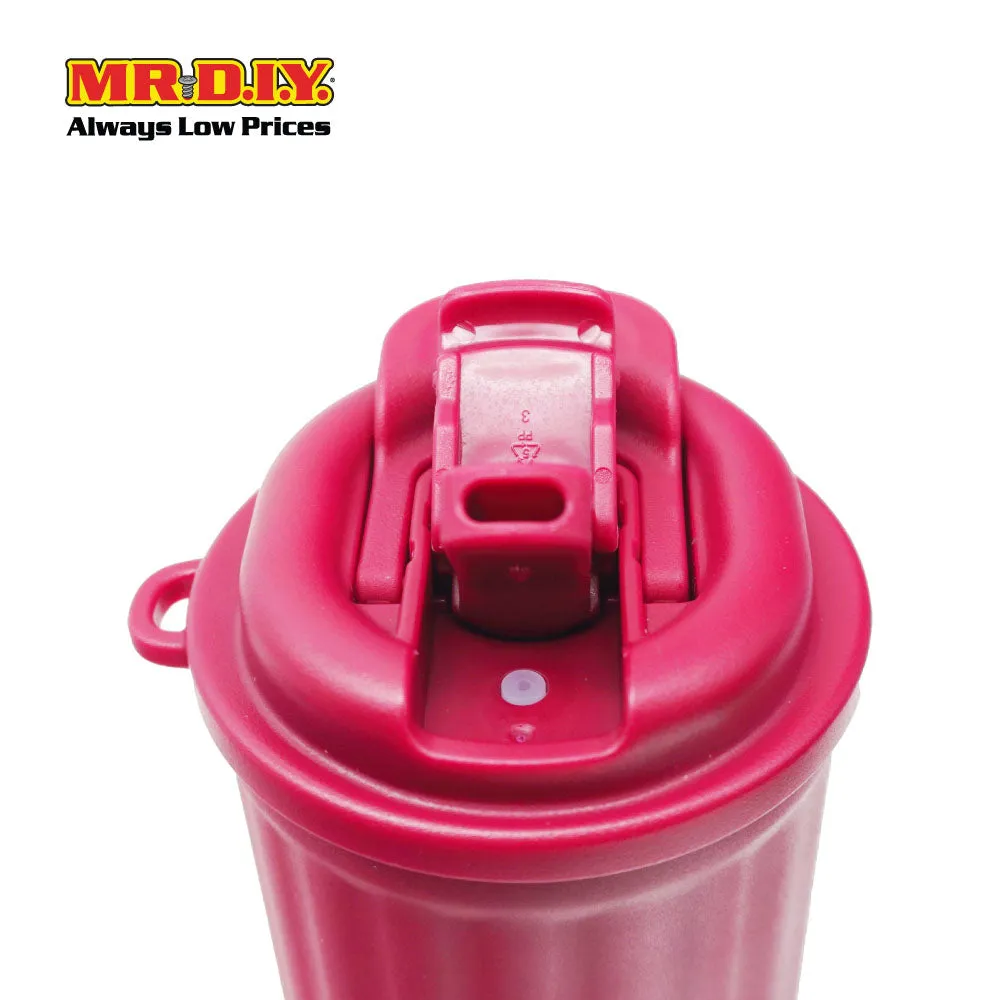 (MR. DIY) Stainless Steel Mug Thermos Flask with Strap (400ml) -  RED - Color Series