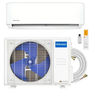 MRCOOL Advantage 5th Gen 12,000 BTU Single Zone Mini Split Complete System with 16 Ft. Line Set, 230V, Wall Mounted (A-12-HP-230D-O)