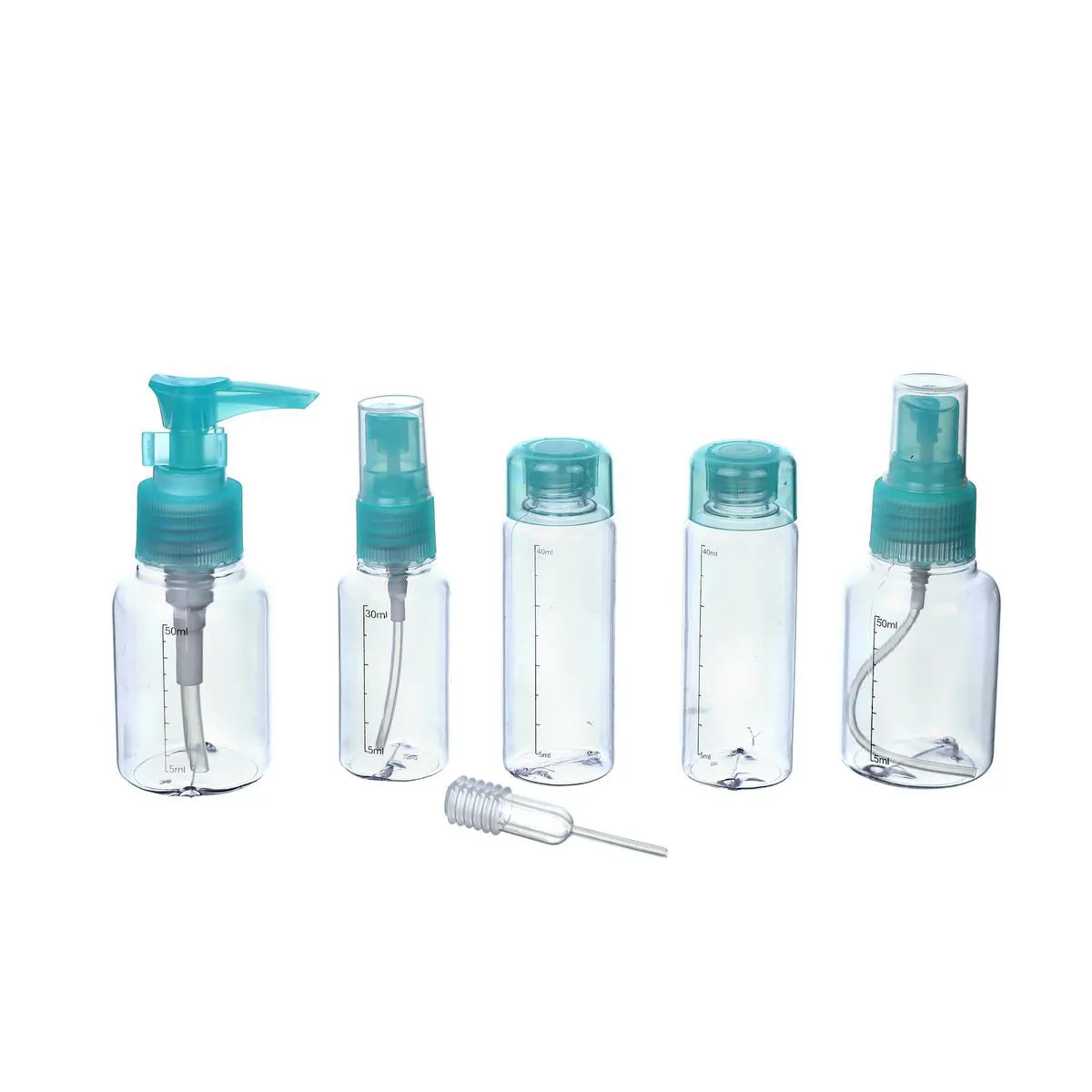 (MR.DIY) KEQI 7 in 1 Travel Pack Cosmetic Bottle Kit Set