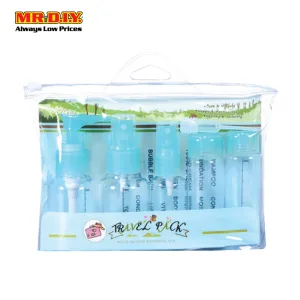 (MR.DIY) KEQI 7 in 1 Travel Pack Cosmetic Bottle Kit Set
