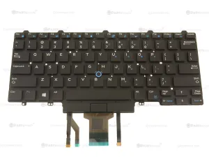 New Dell OEM Latitude E7450 E5450 5480 7480 Backlit Laptop Keyboard Dual Point 4DXYW