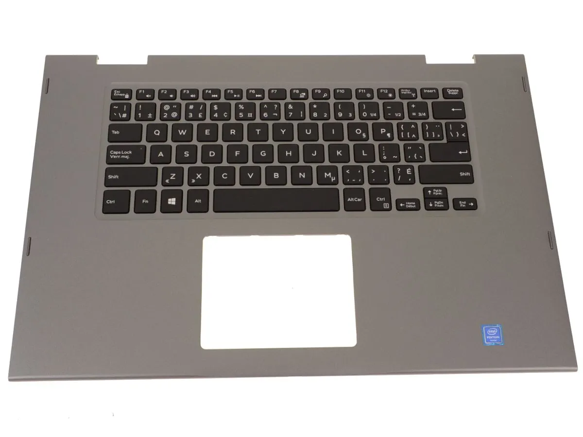 New French English  Dell OEM Inspiron 5568 5578 Palmrest French English Keyboard Assembly No TP 0HTJC 3K6RF