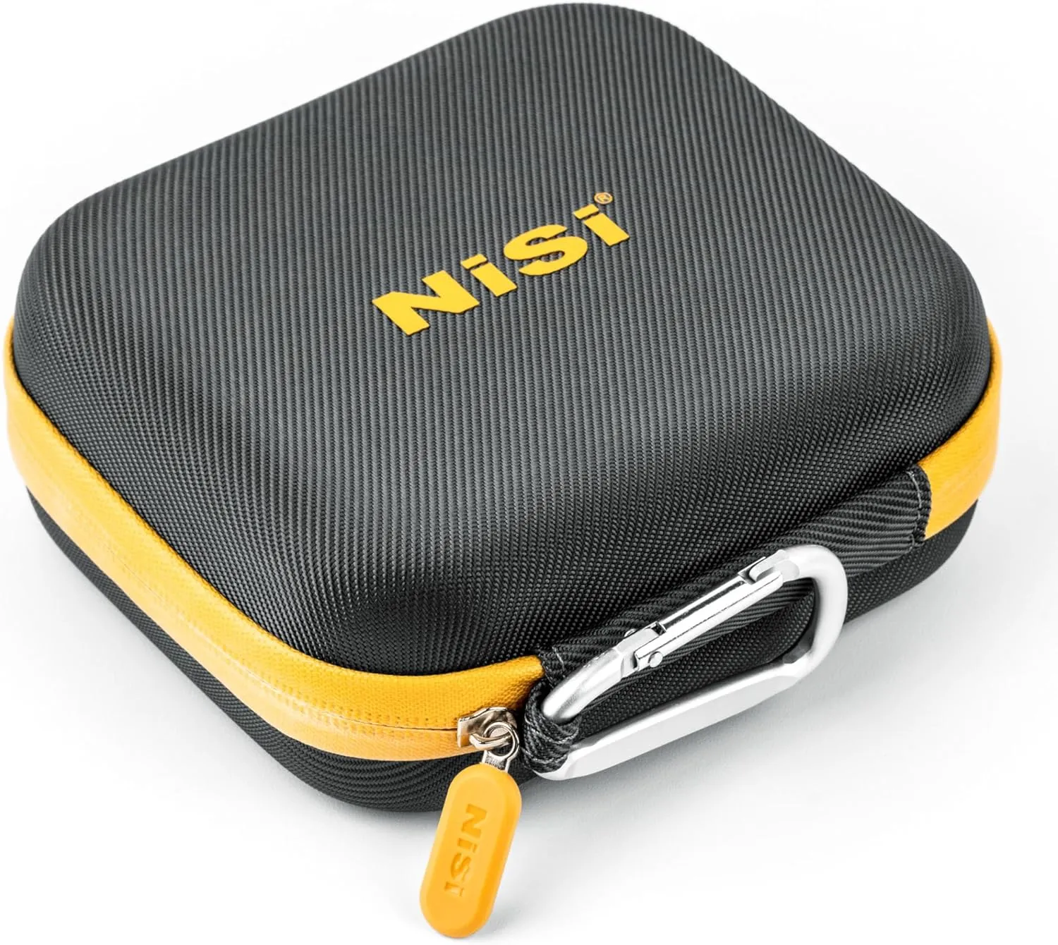 NiSi - Caddy II Circular Filter Case, Portable and Lightweight Camera Lens Pouch for 8 Filters, Fits Up to 95mm, Waterproof and Shockproof, Larger Opening Lens Bag, Caddy Case with Metal Hanging Clip