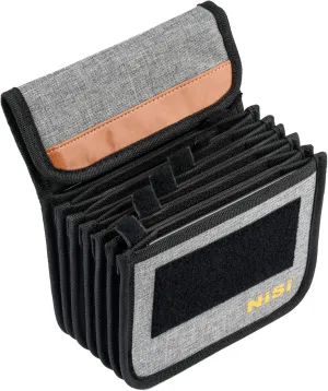 NiSi Cinema Filter Caddy | Holds up to 7 Pcs 4x4 or 4x5.65 Matte Box Filters | Protective, Water Resistant, Easy Access, Compact Size | Cinematography and Videography Accessories