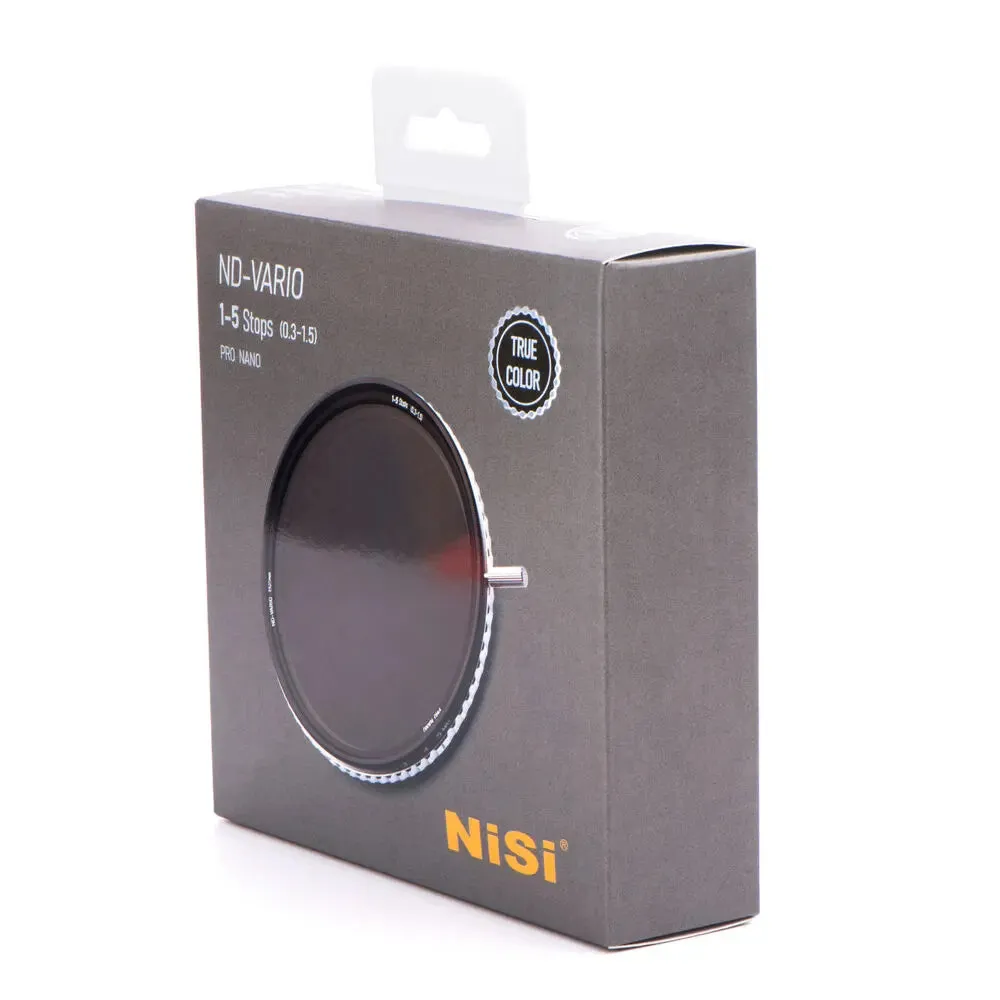 NiSi True Colour ND-VARIO Pro Nano Variable ND Filter (82mm, 1- to 5-Stop)