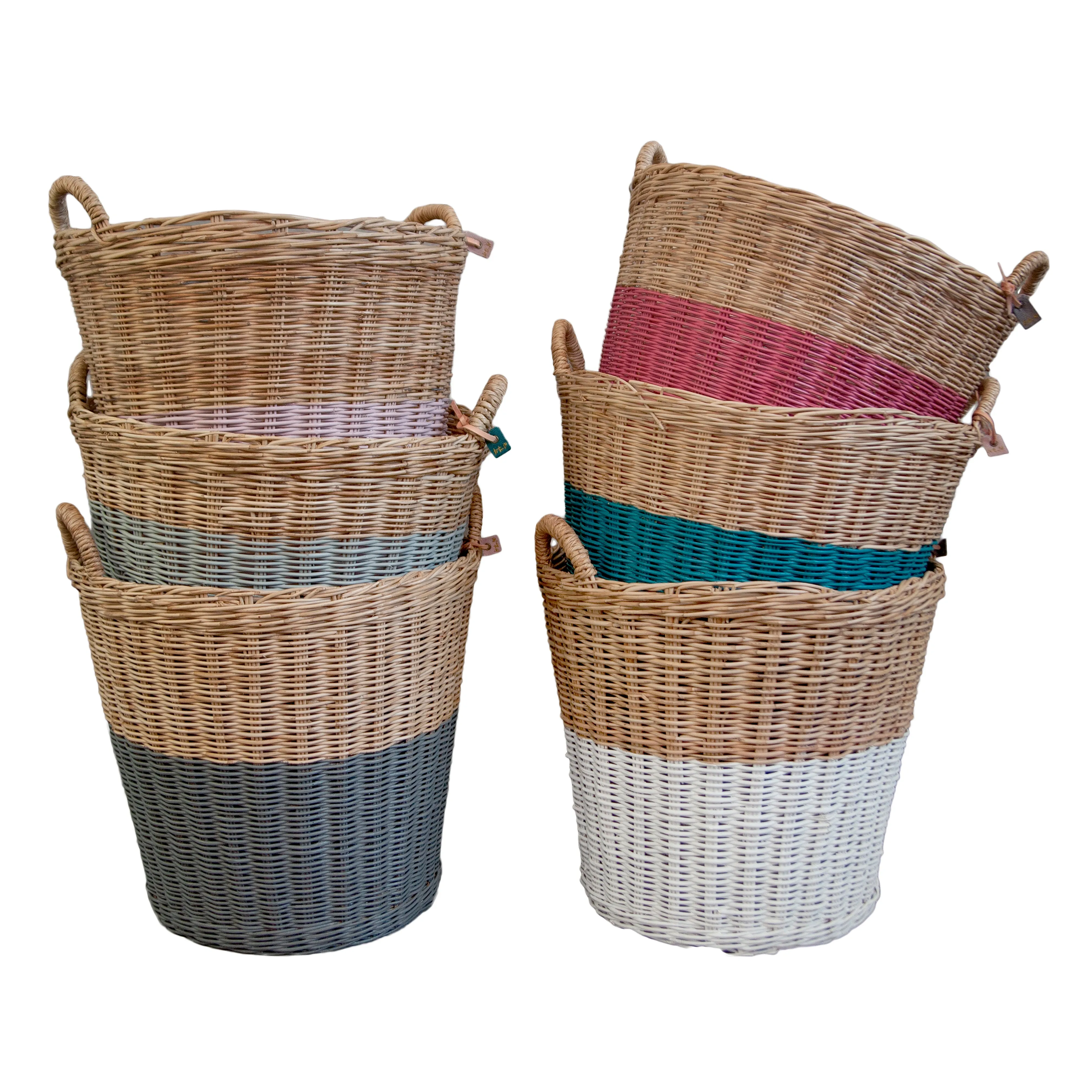 Numero 74 Basket Rattan Rosepaint