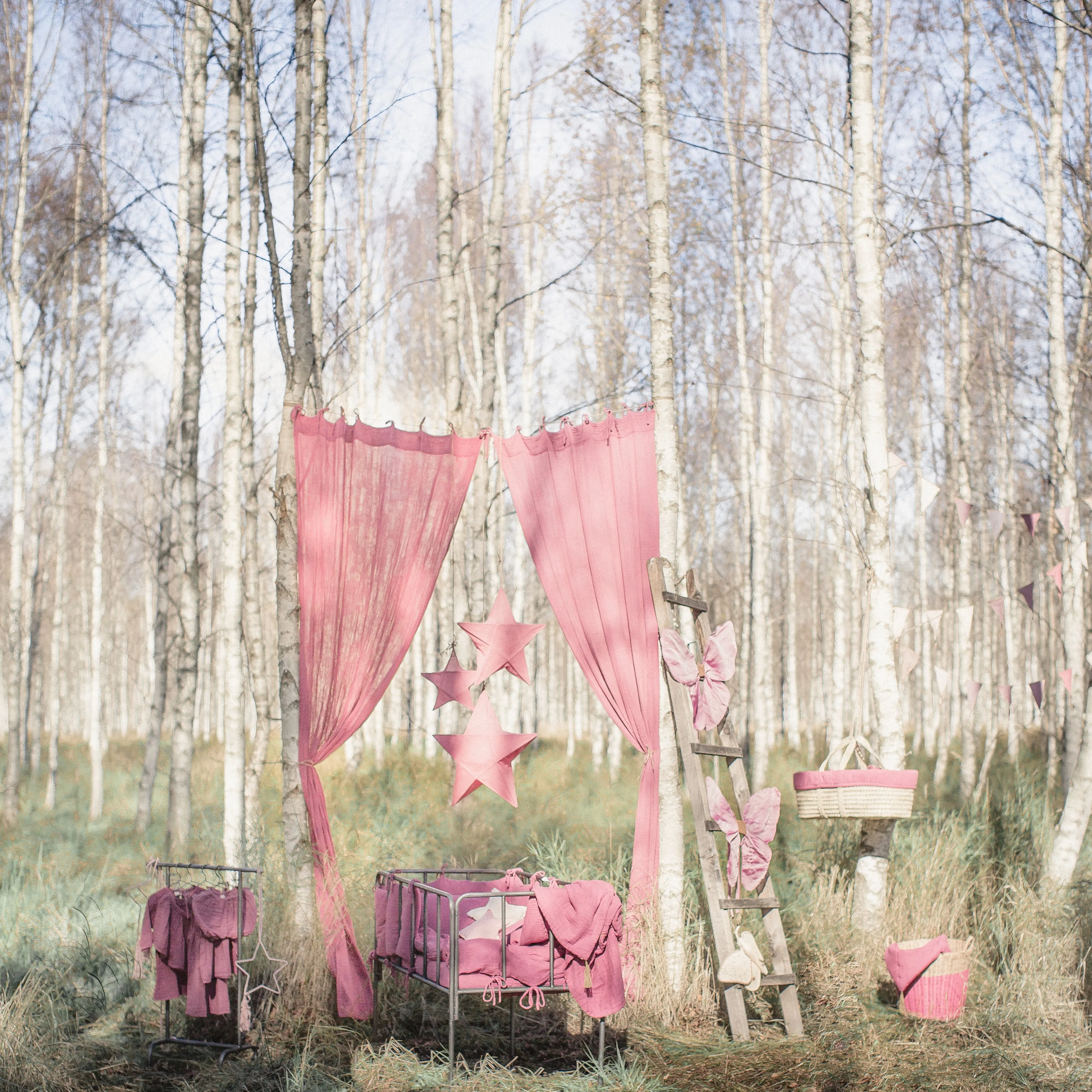 Numero 74 Basket Rattan Rosepaint