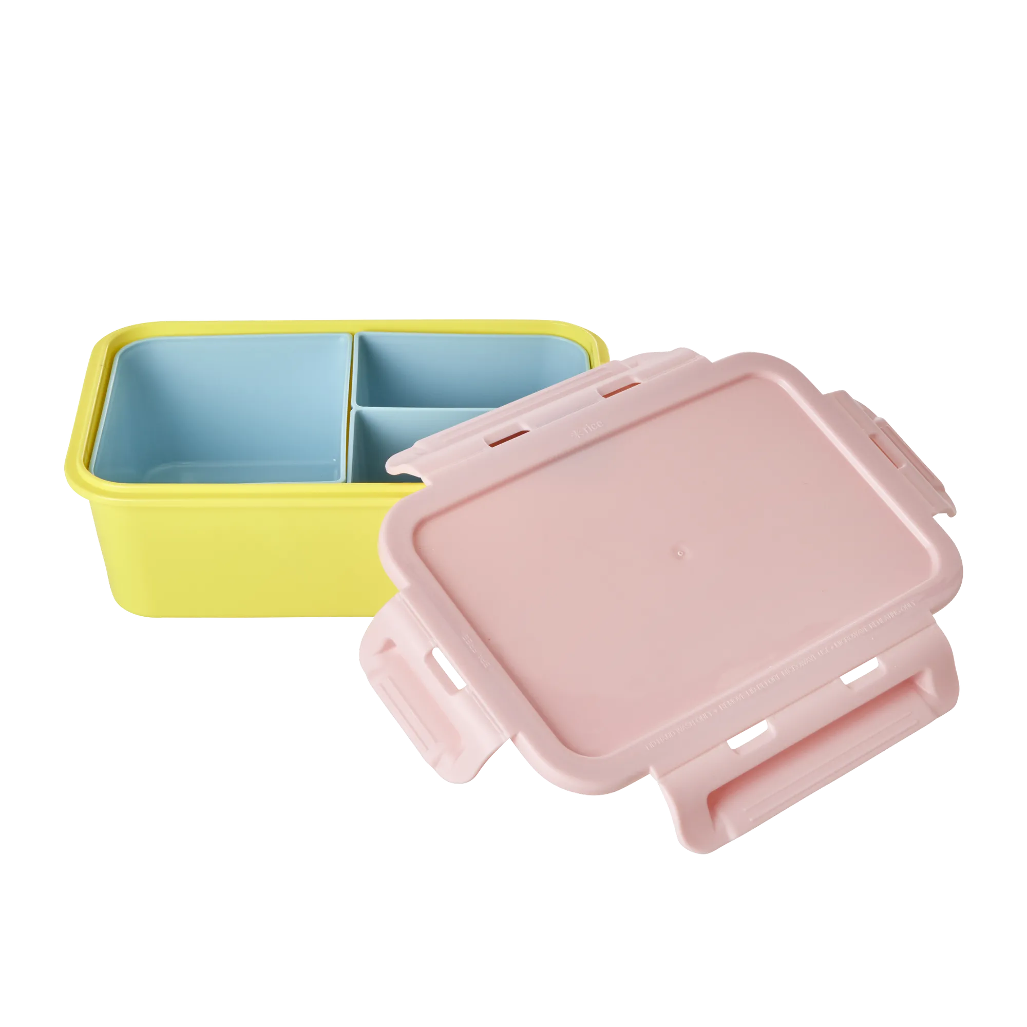 Plastic Lunch box - Soft Yellow