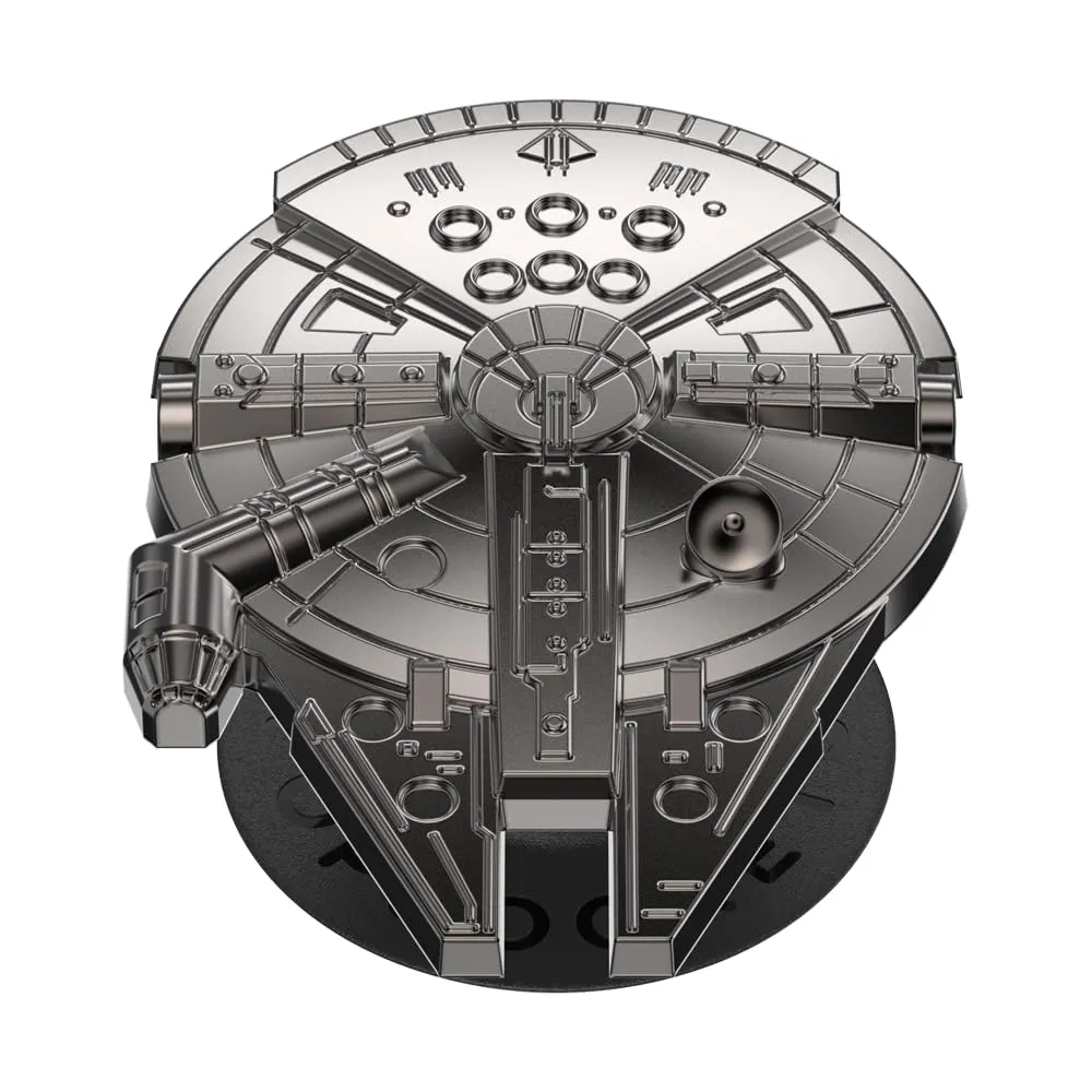 PopSockets Phone Grip with Expanding Kickstand, Adhesive Grip, PopOut, Starwars - Mil Falcon Alum
