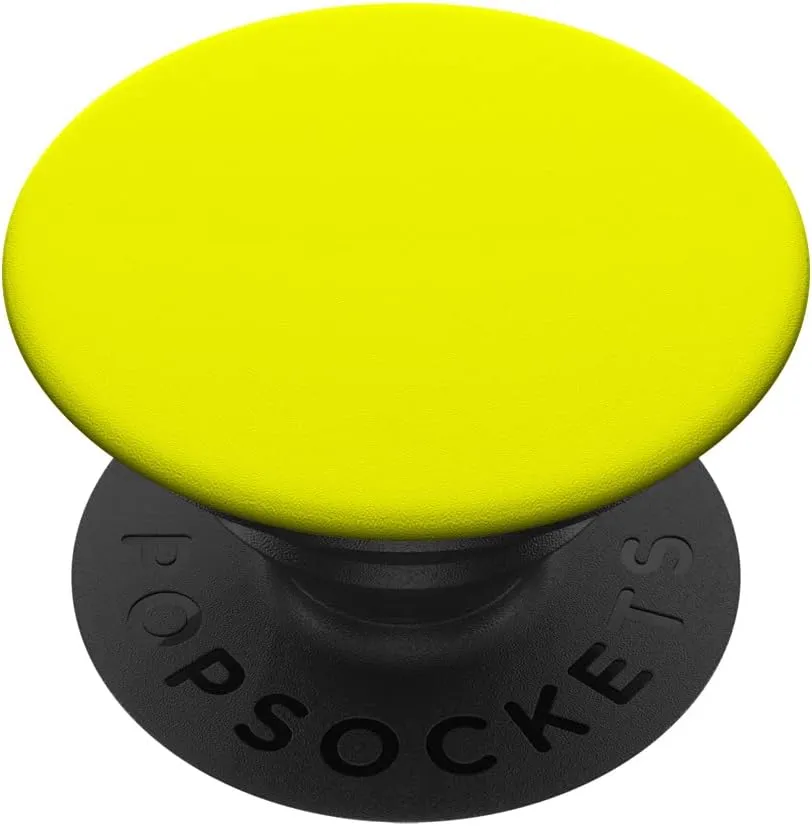 PopSockets Phone Grip with Expanding Kickstand - Neon Yellow PopSockets Standard PopGrip