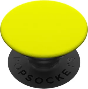 PopSockets Phone Grip with Expanding Kickstand - Neon Yellow PopSockets Standard PopGrip