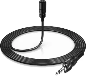 Pro Omni-Directional Condenser Lavalier Microphone for Sony UWP V1/D11/D21 Wireless Microphones Transmitter