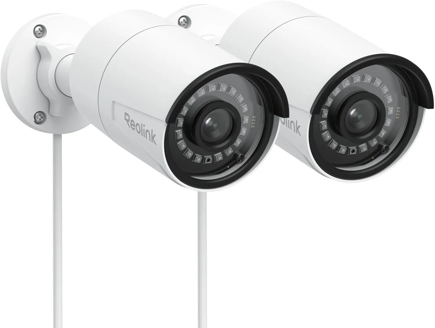 REOLINK 5MP PoE Security Camera, Outdoor Indoor Surveillance for home, Person/Vehicle/Pet Detection, Time-Lapse, 100ft IR Night Vision, Work with Smart Home, support 256GB SD Card, RLC-510A(Pack of 2)