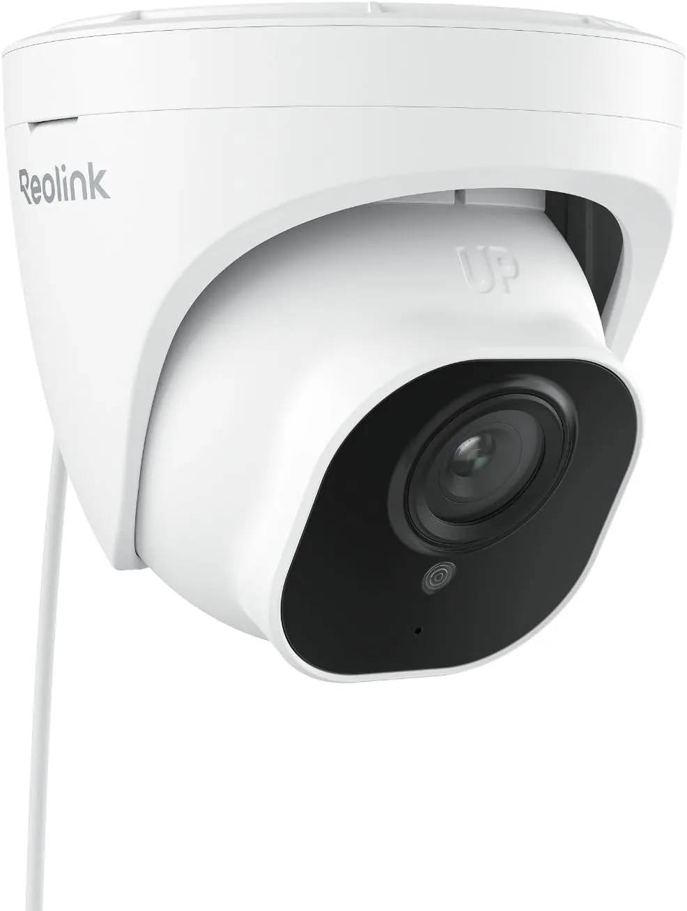 REOLINK Security Camera Outdoor, IP PoE Dome Surveillance Camera, Smart Human/Vehicle Detection, Work with Smart Home, 100ft 5MP HD IR Night Vision, Up to 256GB microSD Card, RLC-520A
