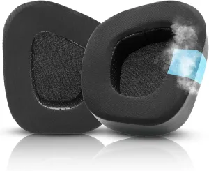 Replacement Ear Pads Cushions for Corsair Void & Corsair Void PRO RGB Wired/Wireless Gaming Headsets(Cooling-Gel/Black)