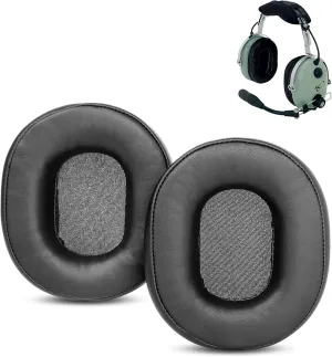 Replacement Earpads Cushion Compatible with David Clark H10-40 H10-13.4 H10-20 H10-30 H10-13S H10-76 H10-60 DC Headsets Ear Pads with Softer Protein Leather/Memory Foam