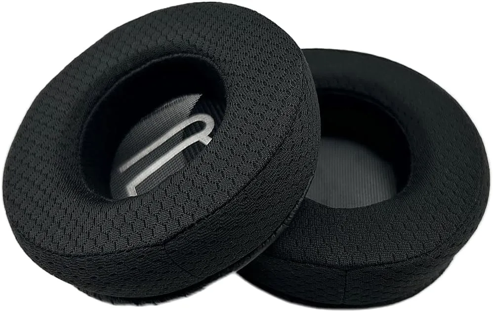 RIG 400HX/500HX Earpads Replacement Cushions Pads Covers Earmuffs Accessories with Soft Foam Compatible with Plantronics RIG 400HX/RIG 500HX Stereo Gaming Headsets (Black)