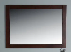 Rubeza Sazio Dark Espresso 1117x800mm Luxury Framed Mirror