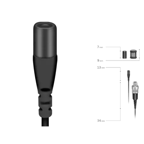 Sennheiser MKE 1-4 Professional Lavalier Microphone (Black)