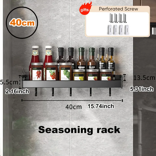 Shelf Storage Rack Wall-mounted Kitchen Organizer